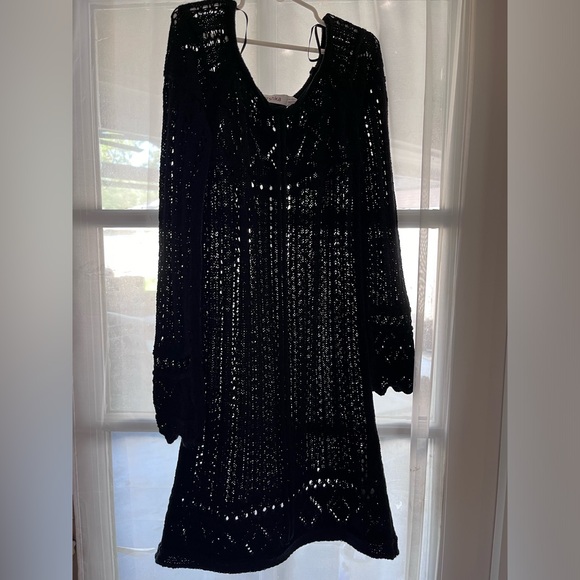Other - Black knit cover-up
